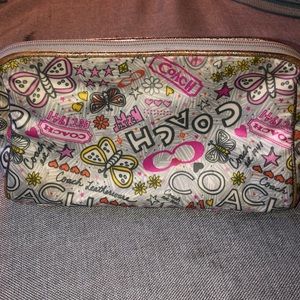 Coach cosmetic bag
